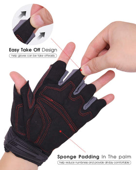 HANDLANDY palm padding enhances comfort for all-day wear.