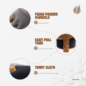 HANDLANDY stretch-back breathable design to keep hands cool.