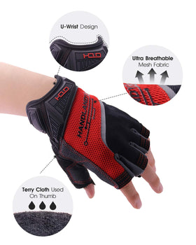 HANDLANDY thumb with Terry cloth wipe keeps sweat away.