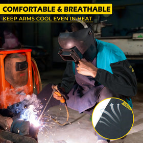 HANDLANDY welding sleeves provide 20-inch arm coverage for protection