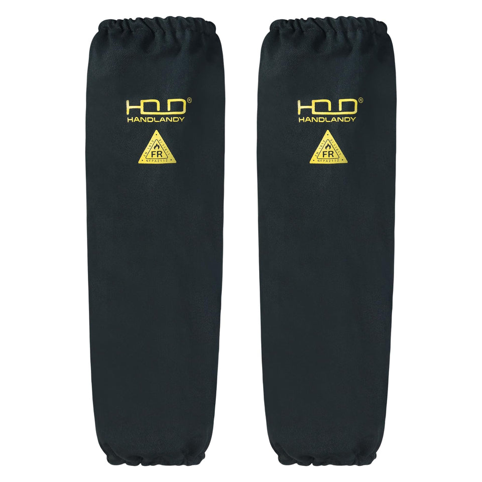 HANDLANDY welding sleeves with flame resistance offering full 20-inch arm coverage for welding