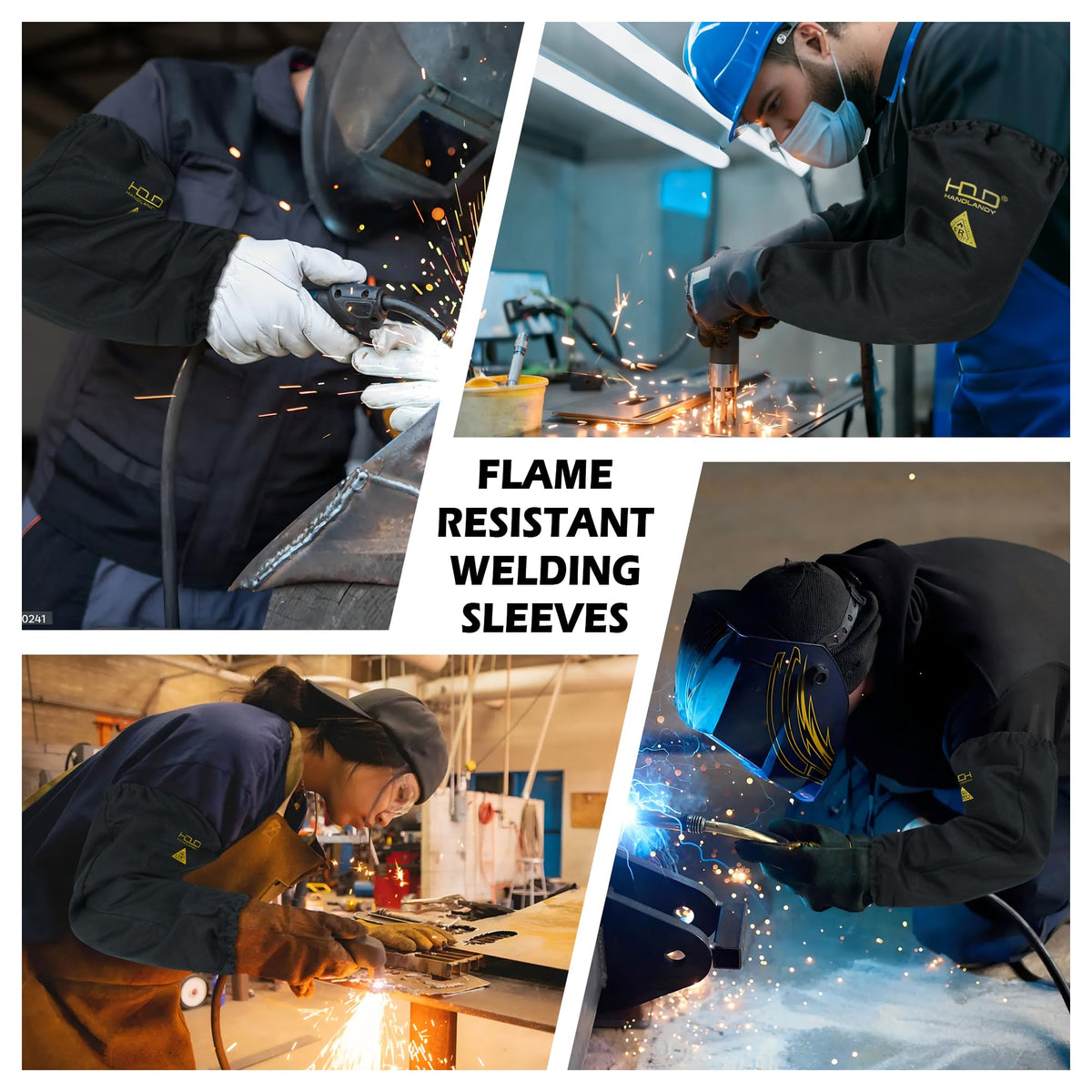HANDLANDY welding sleeves suited for TIG and MIG tasks