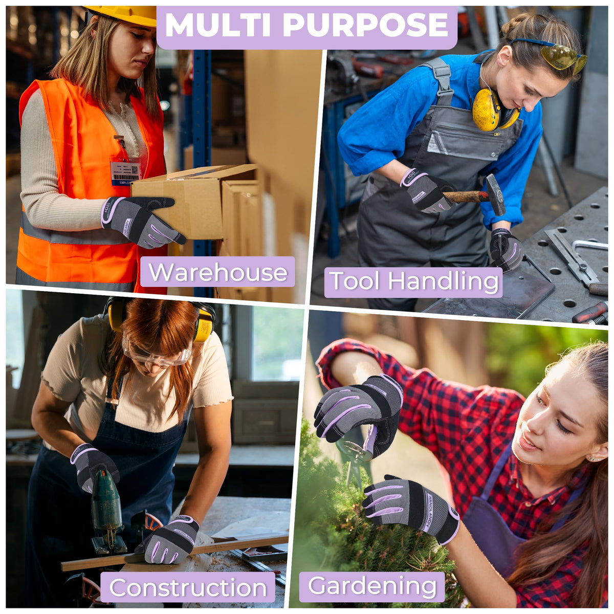 HANDLANDY gardening gloves designed for women, ideal for gardeners, farmers and landscapers