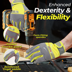 HANDLANDY gloves feature an easy-on, secure cuff for quick wearing and removal.