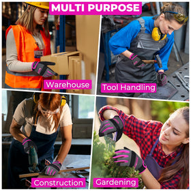HANDLANDY work gloves in action for yard tasks and daily chores.