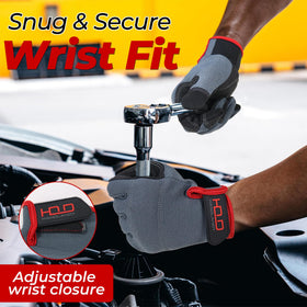 Handlandy gloves offering a lightweight, flexible design for easy handling.