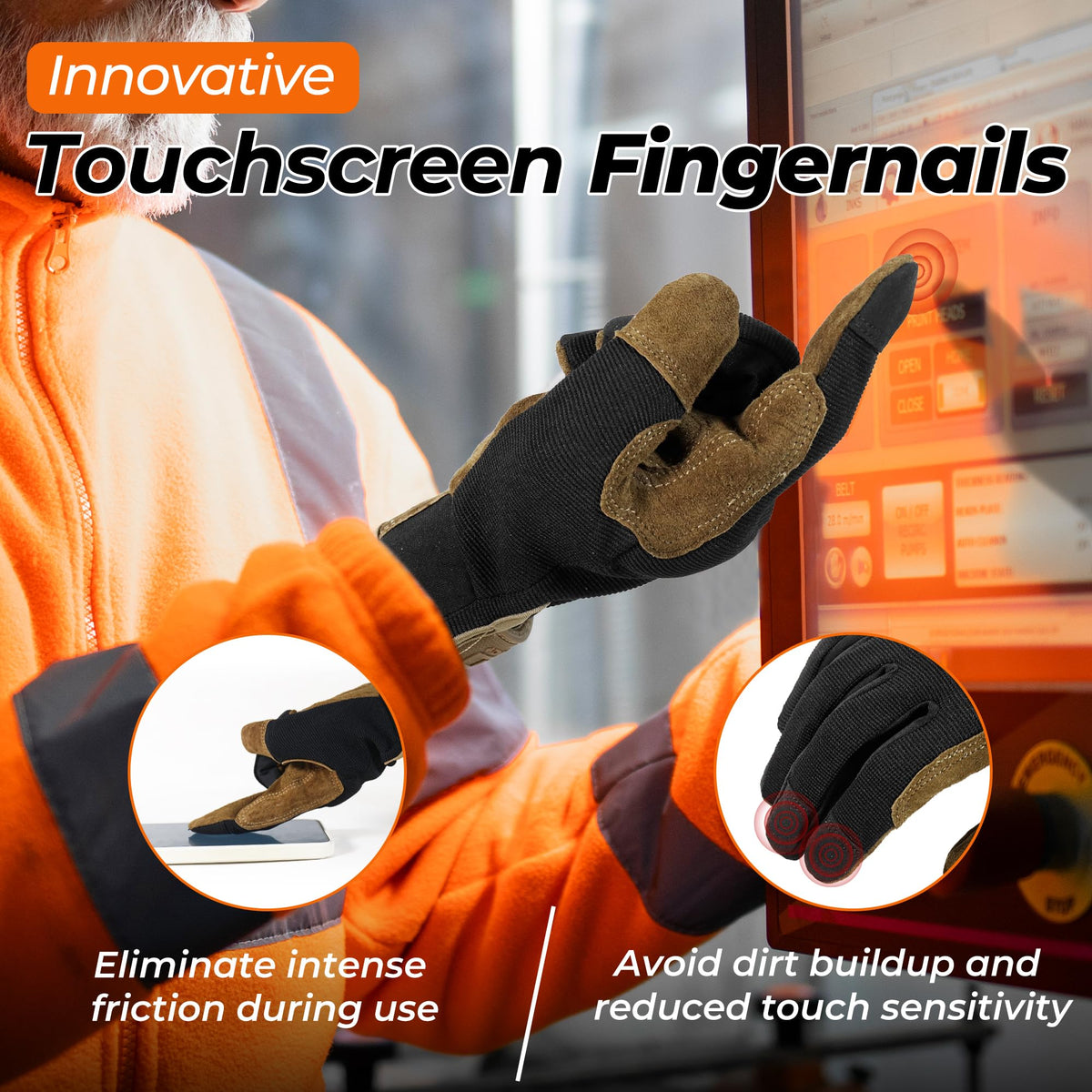 HANDLANDY work gloves thorn-proof abrasion protection for gardening