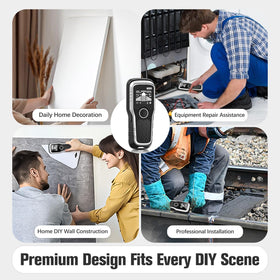 Handstar metal detection covers magnetic and non-magnetic metals behind walls.