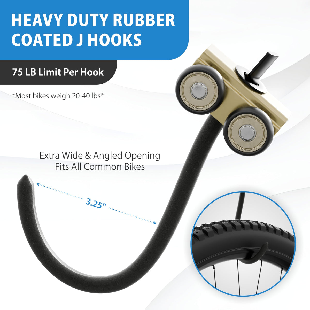 HANDT heavy-duty ceiling mount supports multiple bikes with stable, durable design
