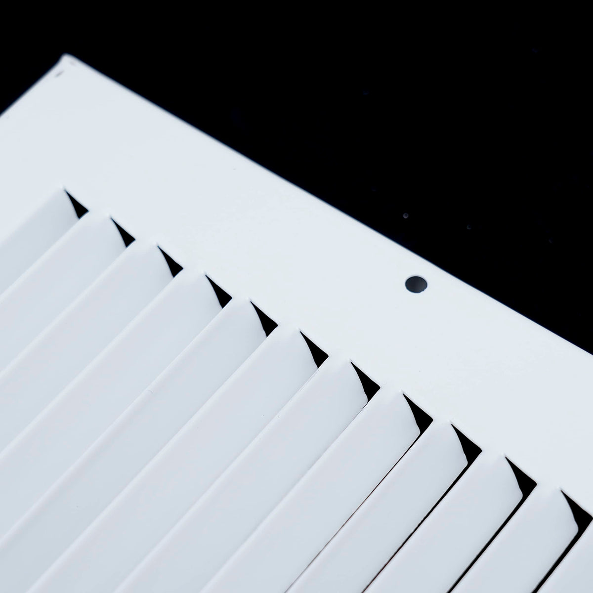 Handua steel baseboard grille features safe, sharp-edge-free construction.