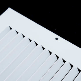 Handua steel baseboard grille features safe, sharp-edge-free construction.