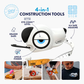 Handy Famm Spot the Dog adjustable level eye helps kids learn balance.