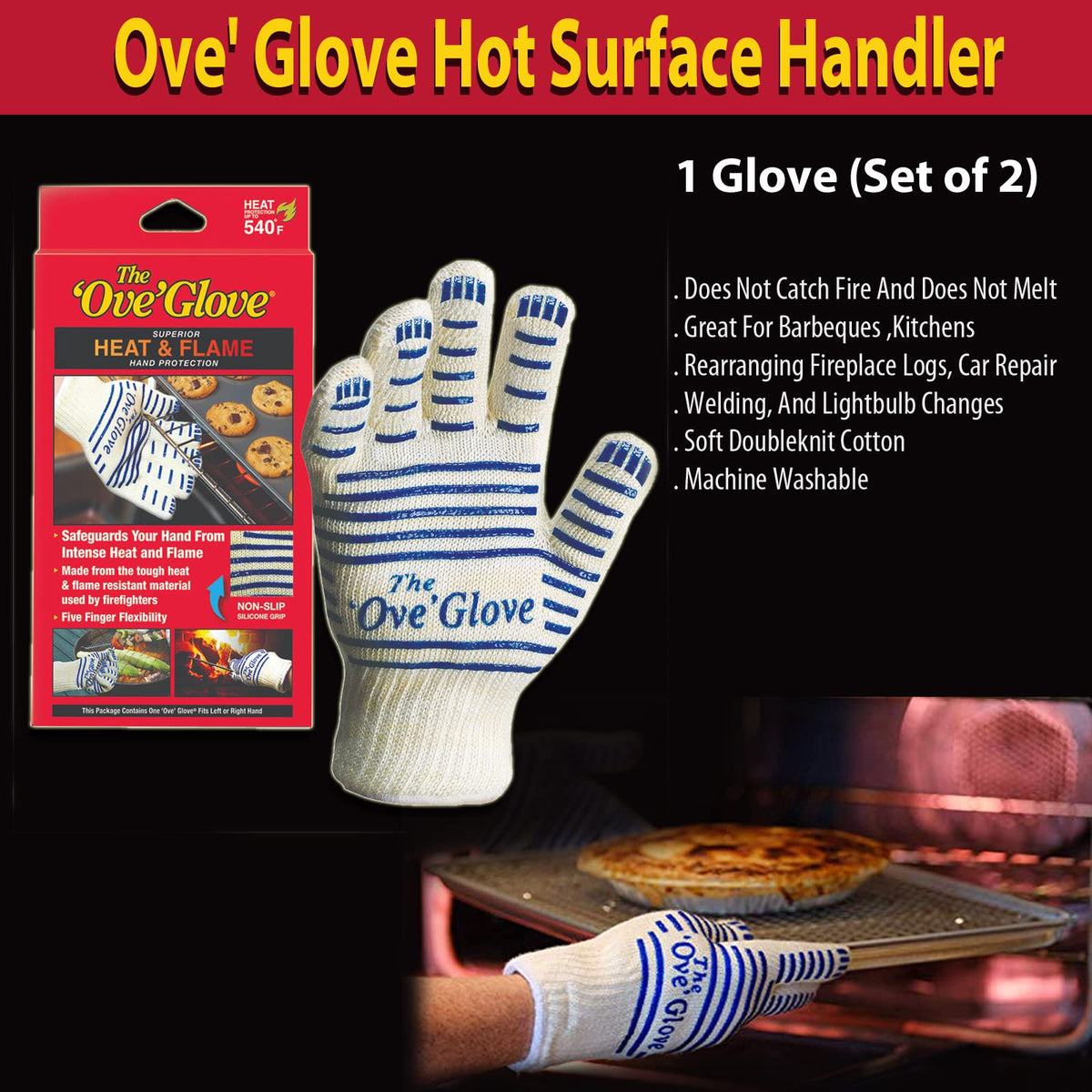 Handy Man's Ove Glove two-pack set for versatile use on both hands.