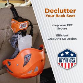 Hangen Hard Hat Caddy belt clip keeps PPE with you as you move between tasks.