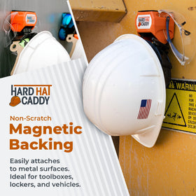 Hangen Hard Hat Caddy customizable options and bulk orders available.