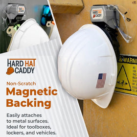 Hangen Hard Hat Caddy USA made rugged design for demanding job sites.