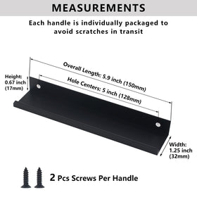 HANIHUA 128mm hole centers shown for precise, problem-free installation