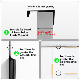 HANIHUA chamfered edge design reduces sharp edges and fingerprints