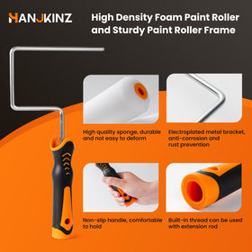 HANJKINZ disposable liner set speeds up cleanup between paints.