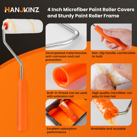 HANJKINZ roller set is easy to disassemble and clean for reuse.