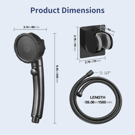 Hanlian 59-inch hose provides flexible reach and strong performance.