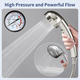 HANLIAN tool-free installation with universal G1/2 inch thread.