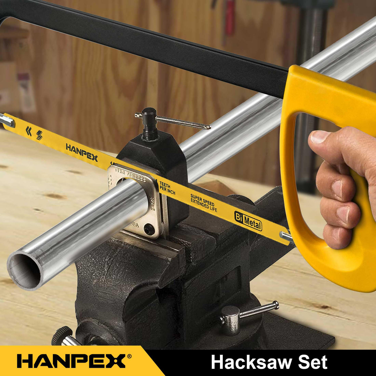 Hanpex comfortable grip handle reduces fatigue during use.