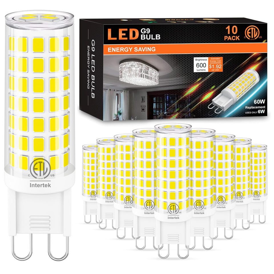 Hansang G9 LED bulb 6000K daylight beam for kitchens and task lighting
