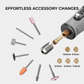 Hansmaker 5-speed control handles delicate engraving to heavy polishing tasks.