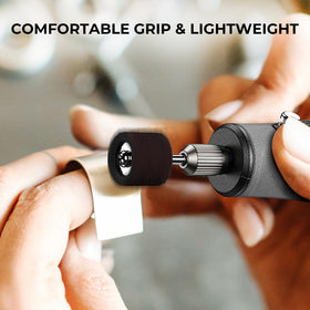 Hansmaker lightweight ergonomic design reduces hand fatigue for longer sessions.