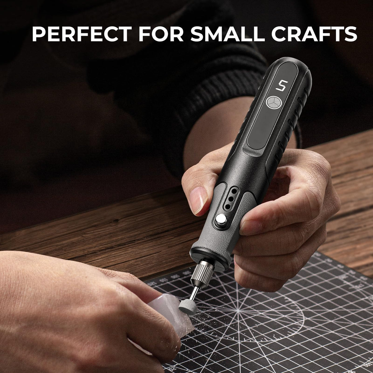 Hansmaker quick-change bits simplify swapping heads during projects.