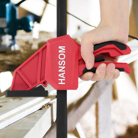 HANSOM ergonomic handle design provides comfortable non-slip operation.