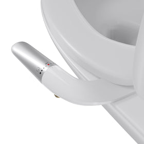 Hansrapo left-hand bidet attachment with intuitive control for easier reach