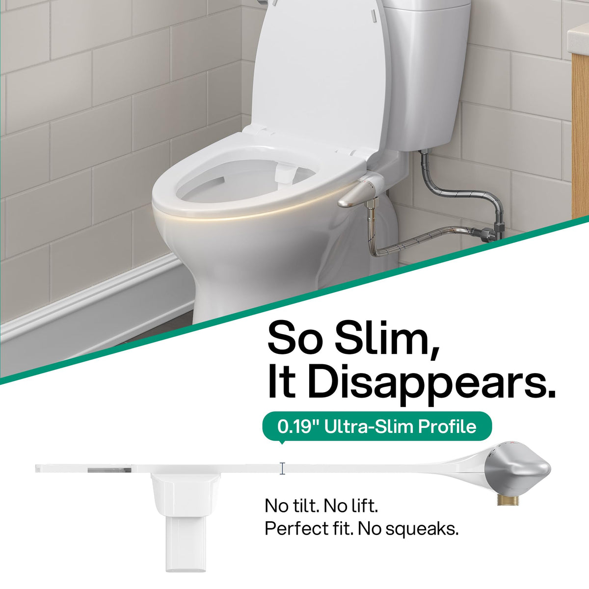 Hansrapo quick-release feature allows easy detachment for cleaning