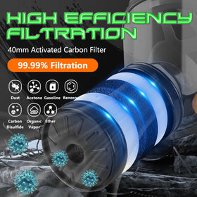HANUU gas mask silicone face seal ensuring secure fit and comfort