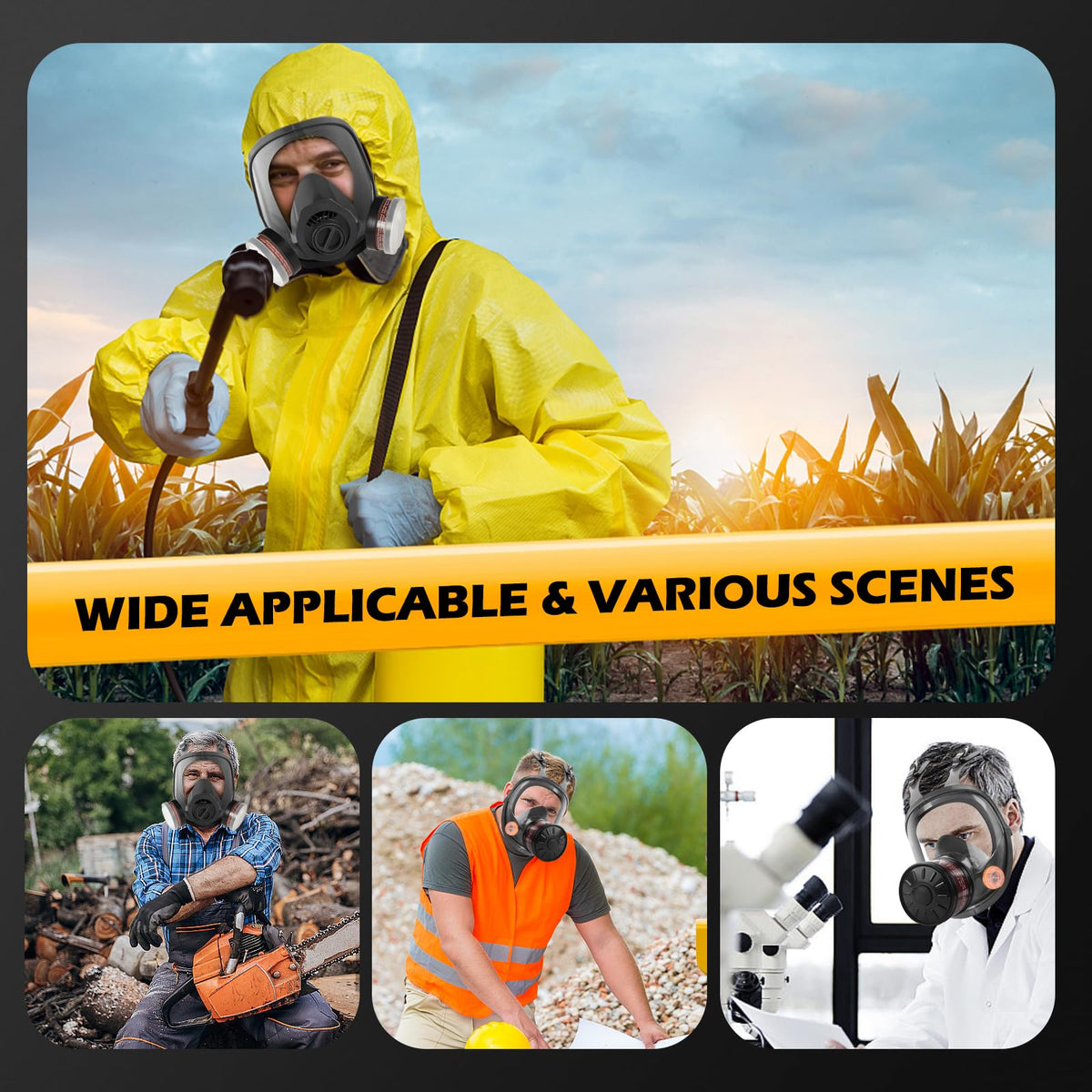 HANUU gas mask suitable for multiple industries and tasks