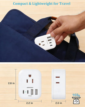 HANYCONY note: no surge protection; use with care.