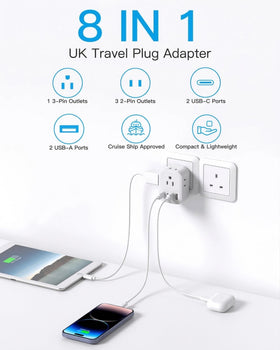 HANYCONY USB-C ports delivering up to 15W for fast device charging