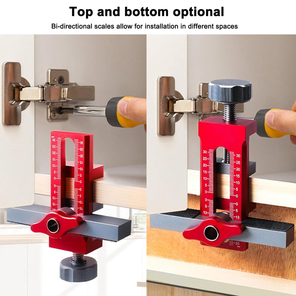 Quick-adjust knob and locking lever speed up setup and secure results.