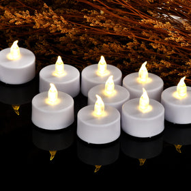 Hanzim outdoor garden decor LED tea lights withstand breeze