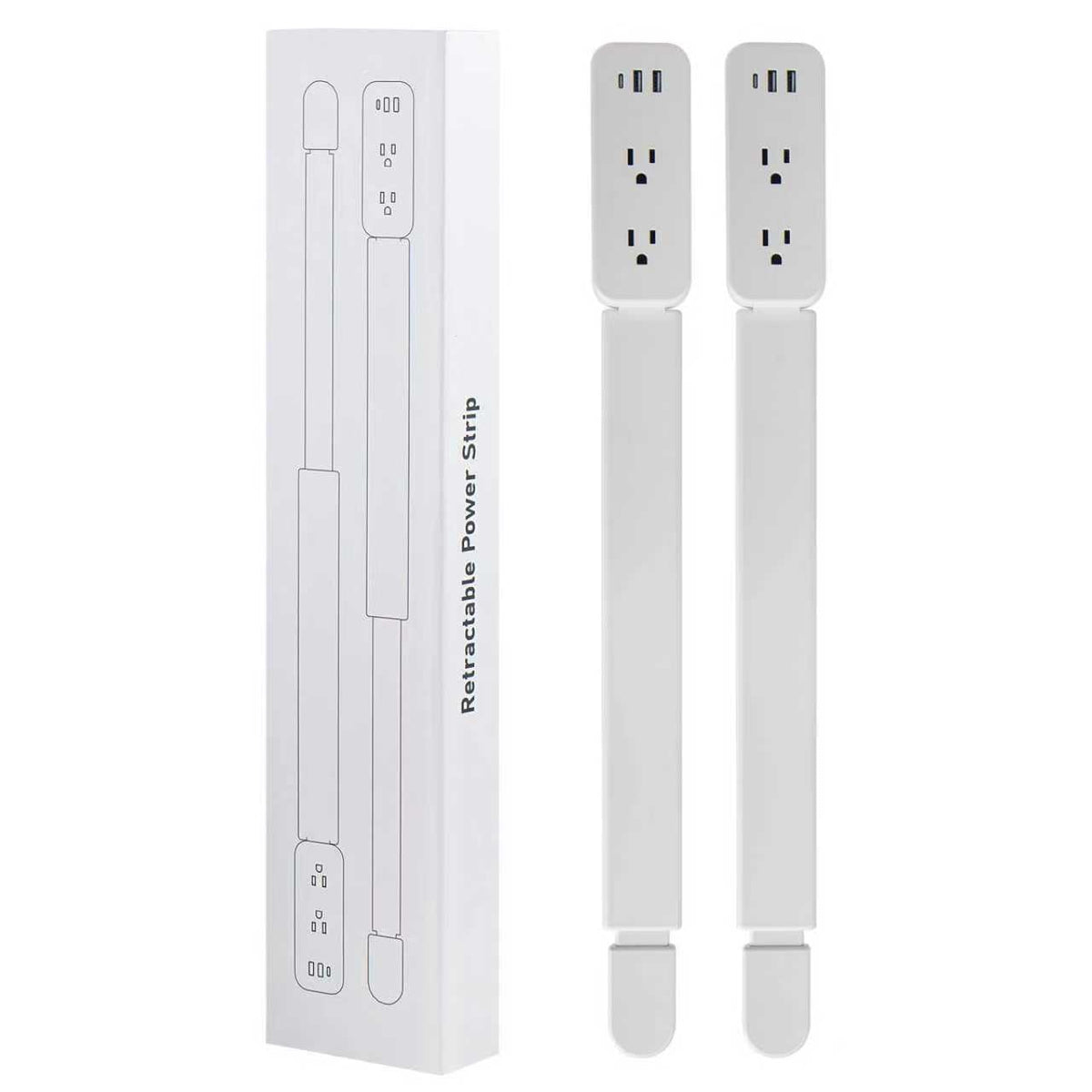 haodsso electrical outlet extender extend 22-34 inches for flexible charging behind furniture.