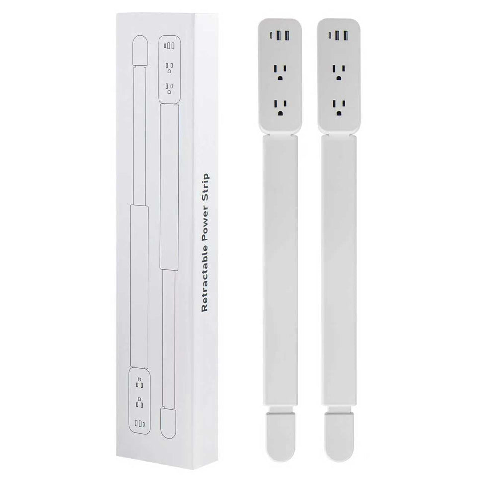 haodsso electrical outlet extender extend 22-34 inches for flexible charging behind furniture.