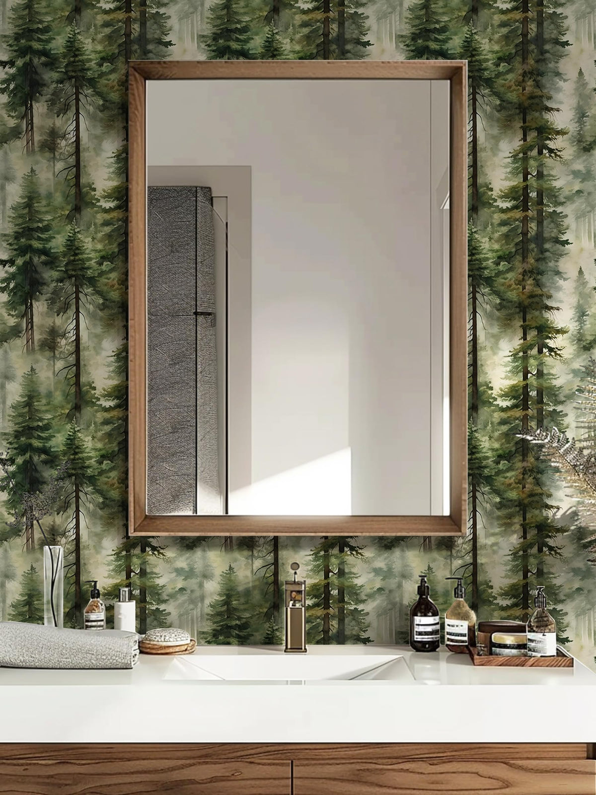 HAOKHOME waterproof finish supports kitchen or bathroom decor changes.