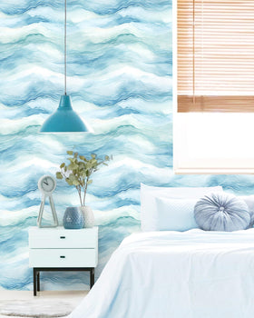 HAOKHOME peel and stick wallpaper — beginner-friendly installation for smooth walls