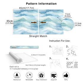 HAOKHOME straight-match pattern ensures clean alignment during install