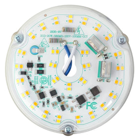 HAOLEDI 4-inch LED ceiling fan light installed for compact, bright ceiling illumination.