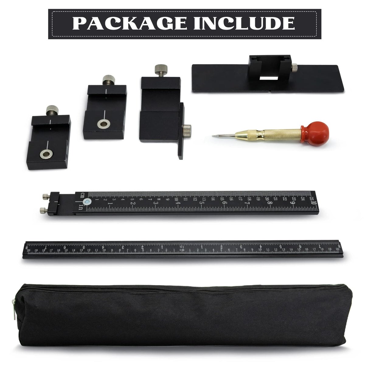 Haootadiy jig with detachable sliders enabling portable setup during projects