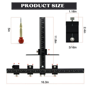 Haootadiy drill-guide block for fast, accurate hole placement