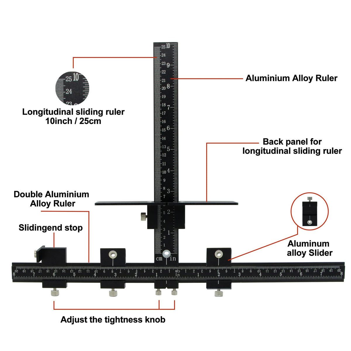 Haootadiy front-clamp handle ensures steady clamping during installation
