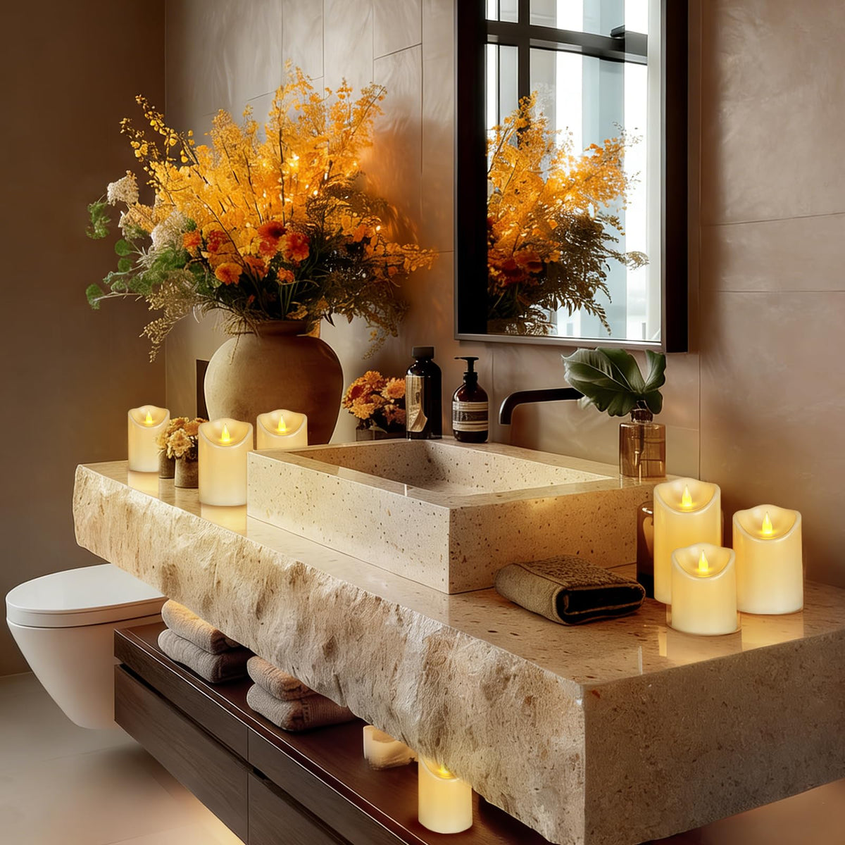 Haown slim white shells suit indoors or on the patio for versatile lighting.
